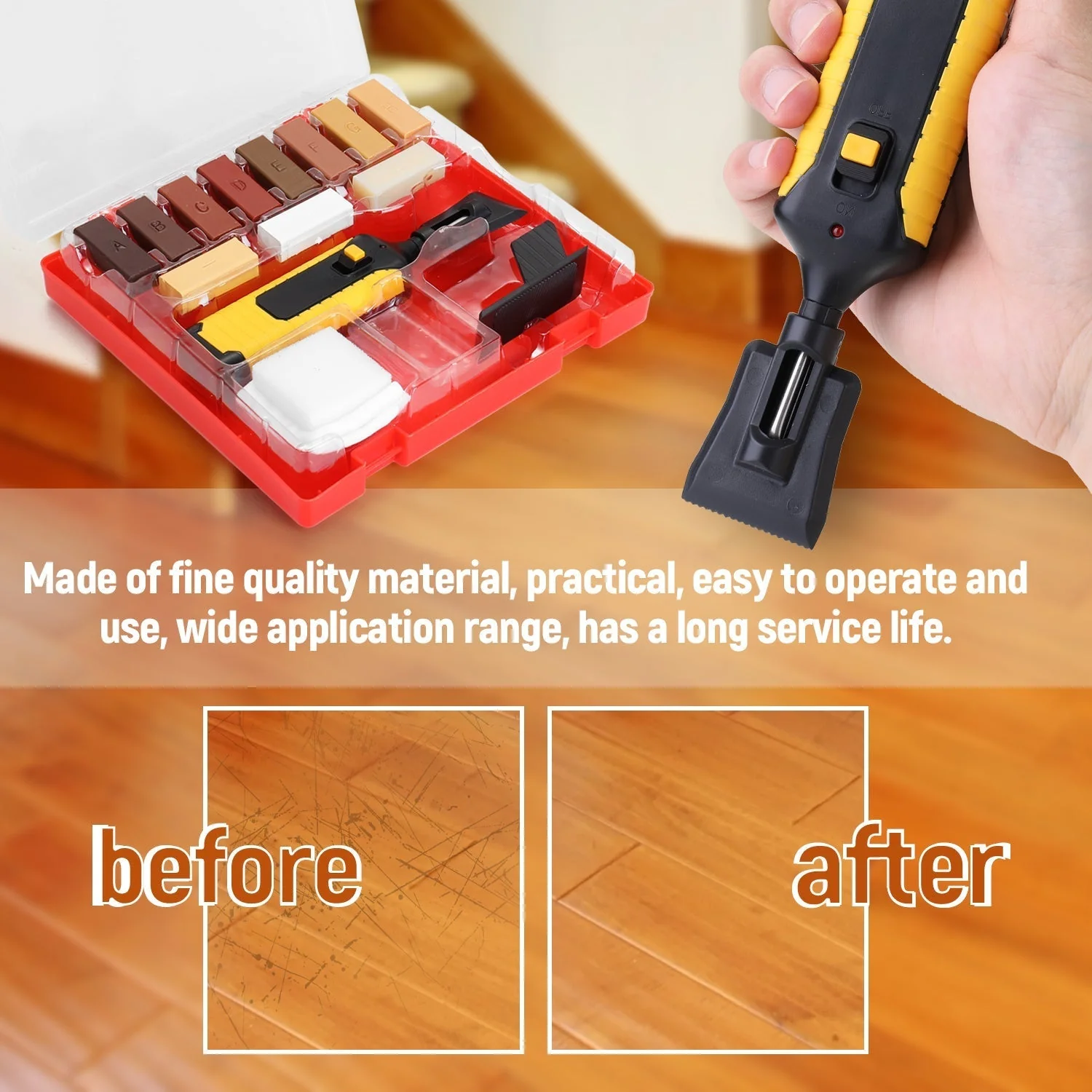 Floor Laminate Scratch Repair Tool Set - Image 2