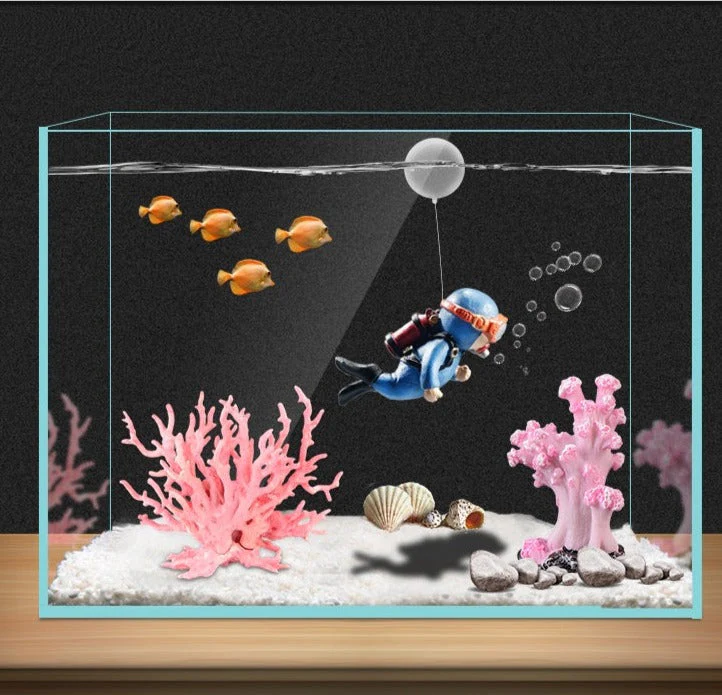 Aquarium Floating Diver Ornament - Image 1