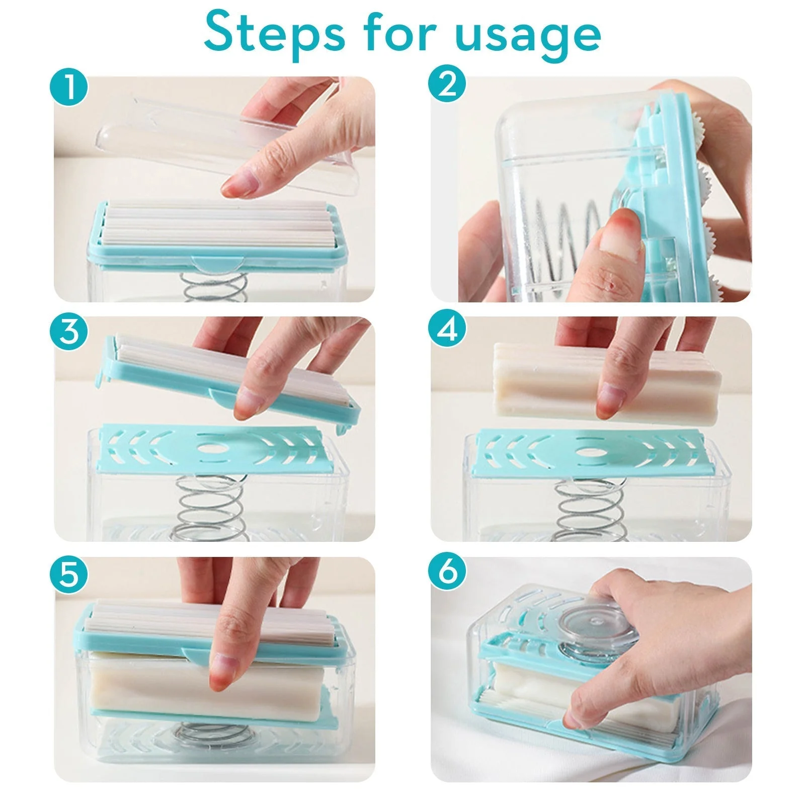 Foaming Soap Drainer Box Brush - Image 2