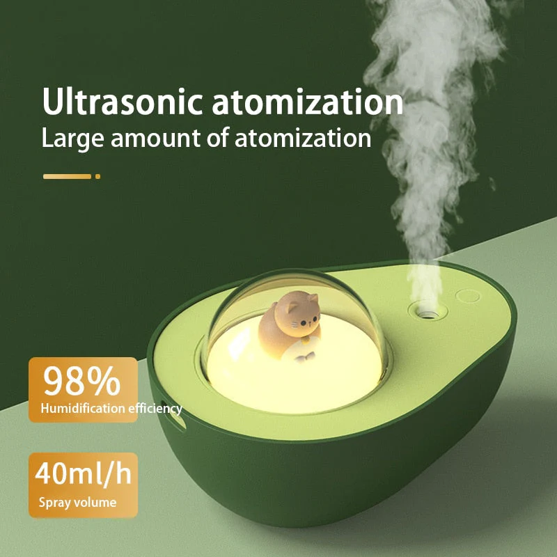 Cute Avocado Humidifier Night Lamp - Image 2