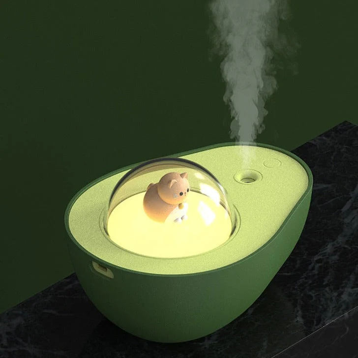 Cute Avocado Humidifier Night Lamp - Image 1