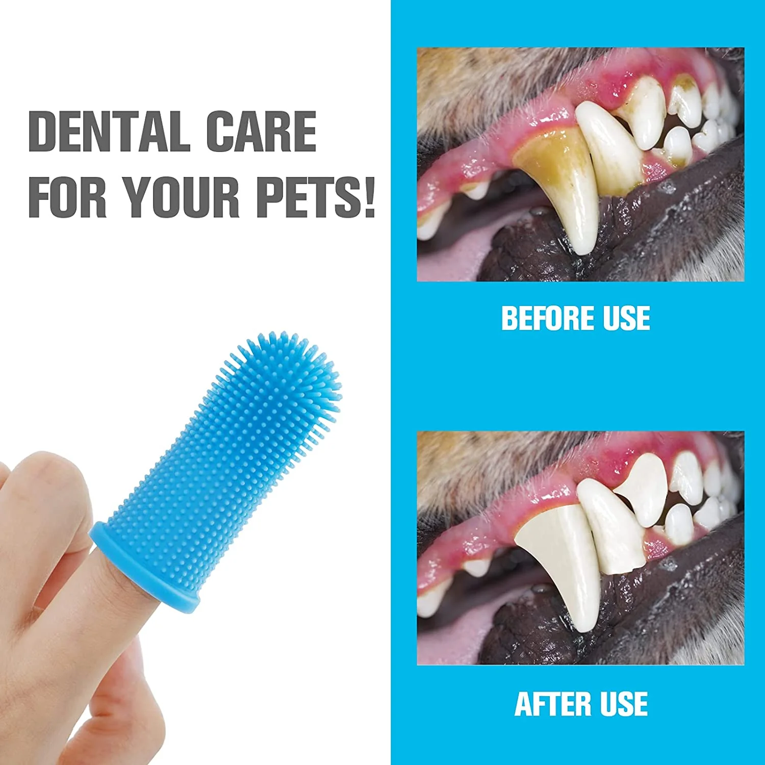 Creative Pet Finger Toothbrush - Image 3