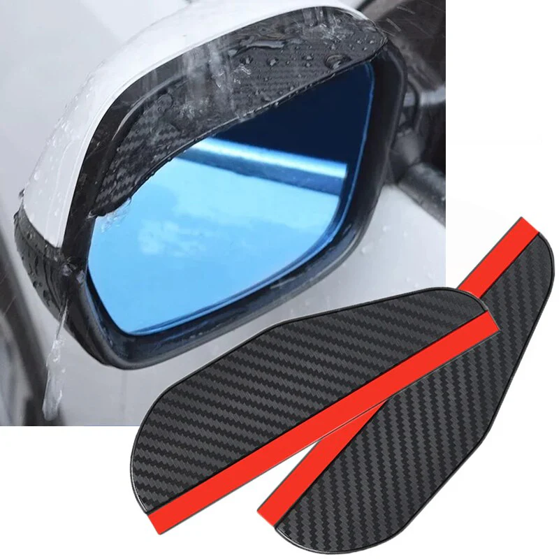 2pcs Car Rear View Mirror Rain Protector - Image 2