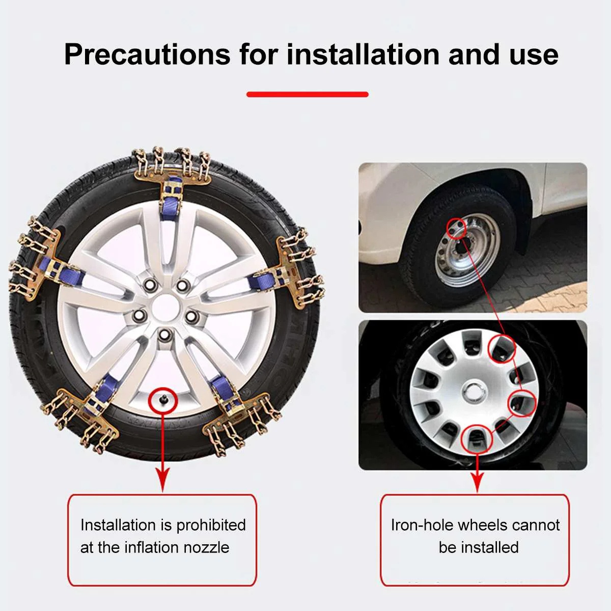 Wear-Resistant Anti Skid Car Tire Snow Chain - Image 3