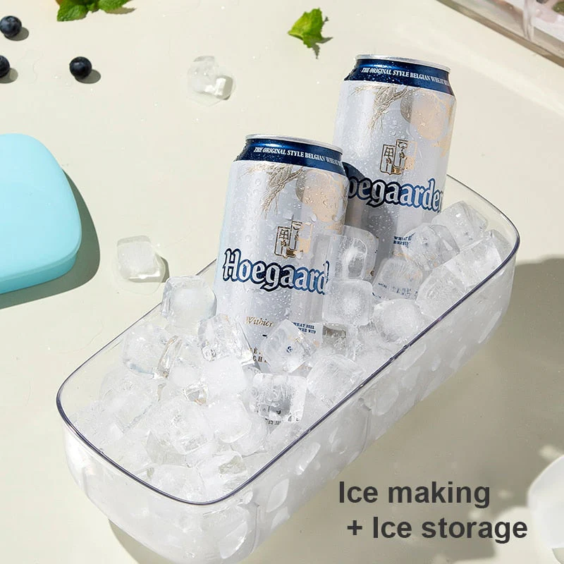 Double Layer Lazy Ice Maker Storage Box - Image 2