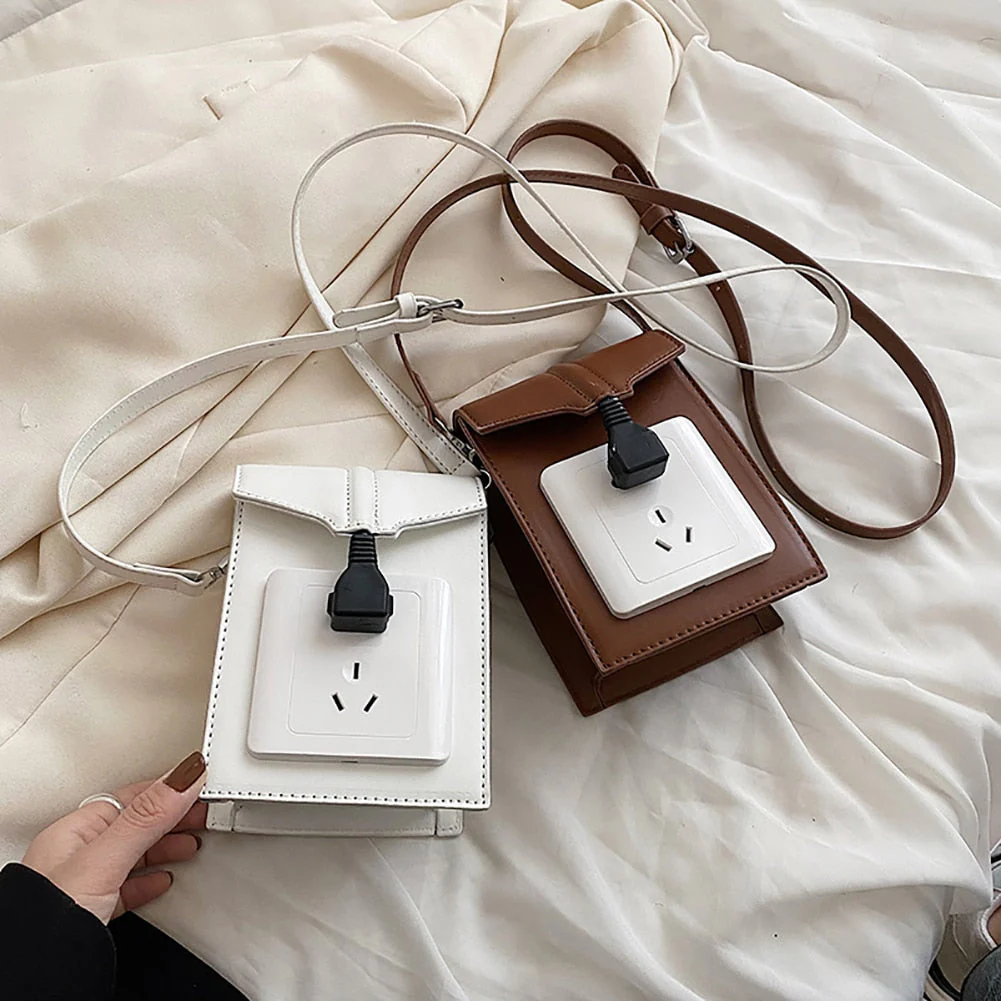 Creative Socket Plug Shoulder Women Bags - Image 1