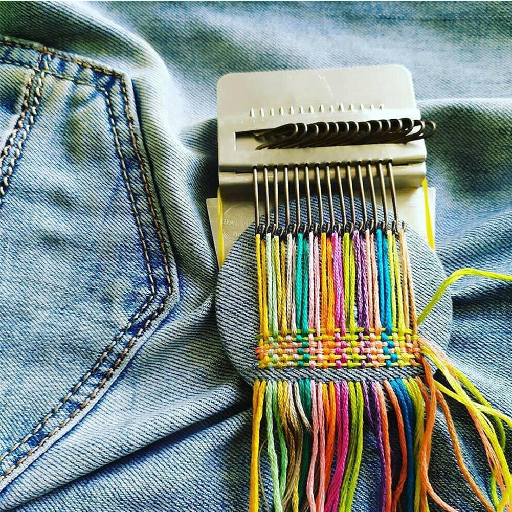 Hand Knitting DIY Small Weaving Loom Kit - Image 1