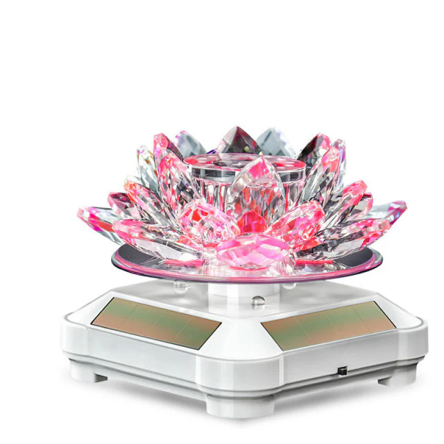 Solar Lotus Crystal Car Freshener - Image 3