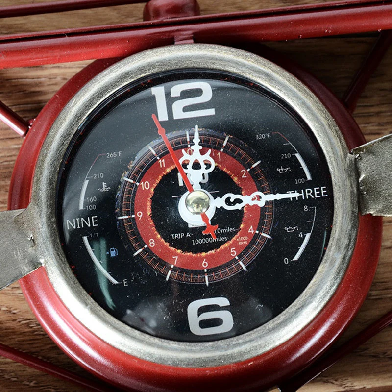 Creative Retro Aircraft Wall Clock - Image 2