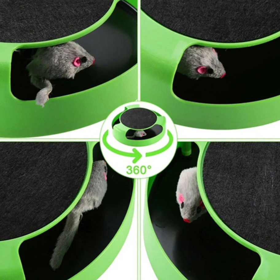 Pet Interactive Mouse Turntable Toy - Image 2