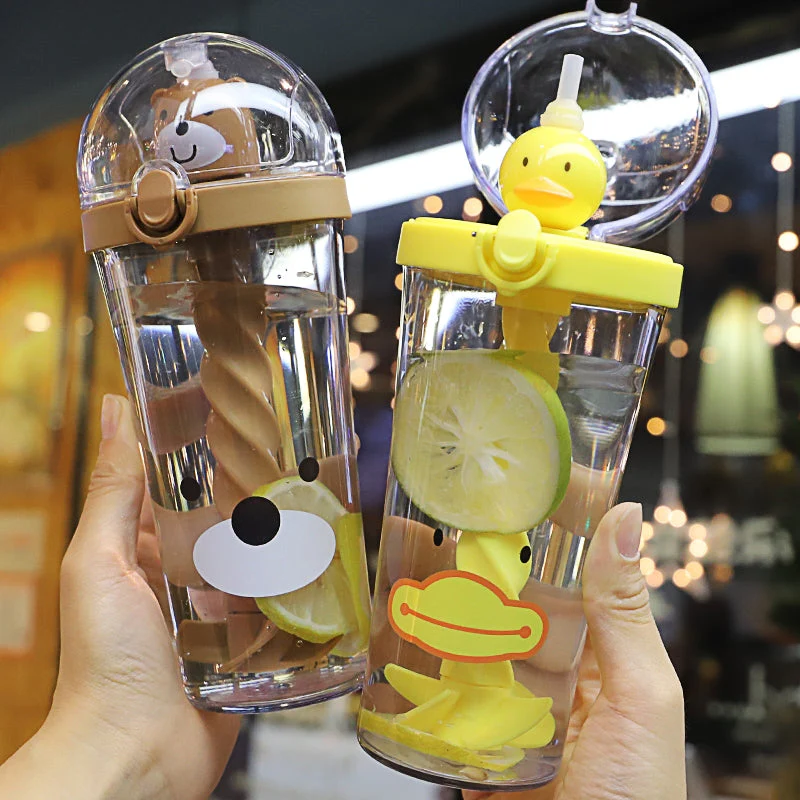 Mini Animals Cartoon Mixing Water Cup - Image 1