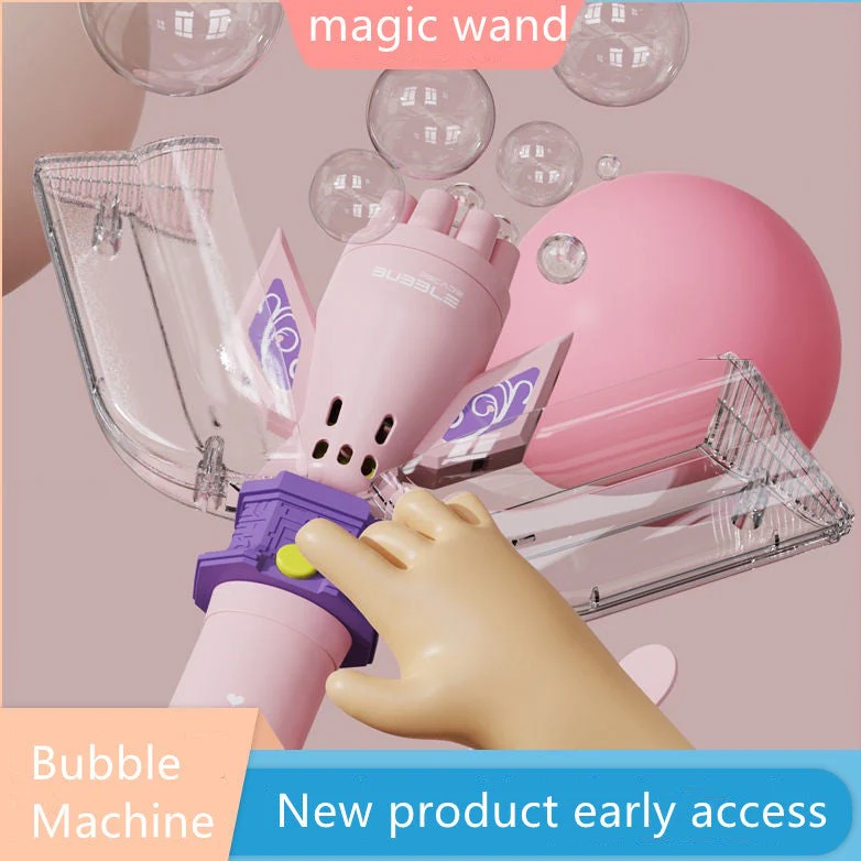 Automatic Dynamic Lighting Bubble Blower Toy - Image 2