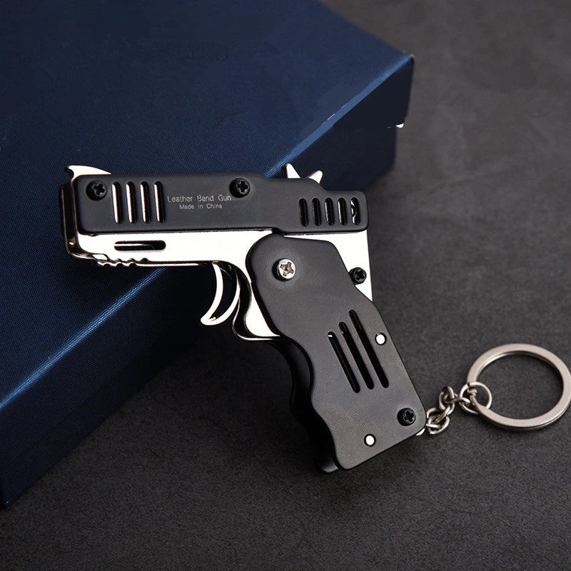 Mini Rubber Launcher Toy Gun - Image 1