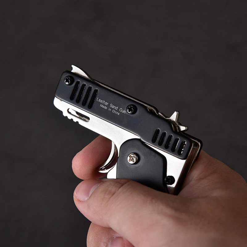 Mini Rubber Launcher Toy Gun - Image 2
