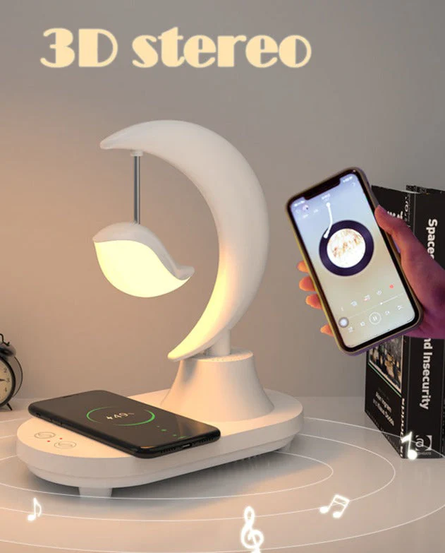 Moon Star Wireless Charging Night Lamp - Image 3