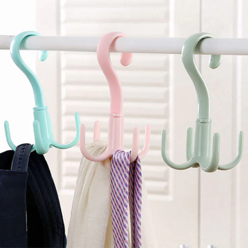 Rotating Four-Claw Wardrobe Organizer Hanger - Image 2