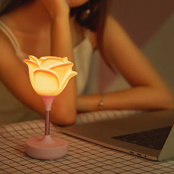 Rose Flower Romantic Touch Night Light - Image 1