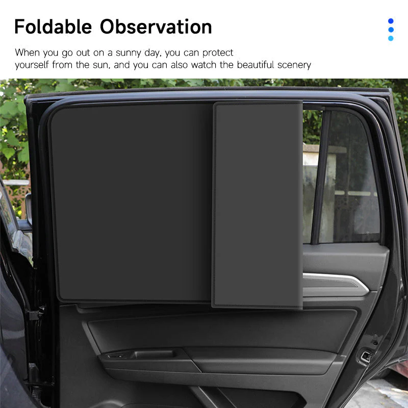 Universal Anti-UV Sunshade Car Window Curtains - Image 3
