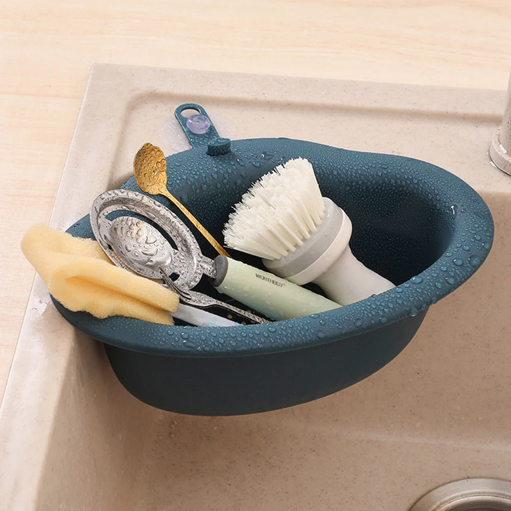 Kitchen Sink Easy Drain Side Basket - Image 1