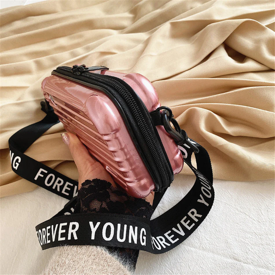 Mini Luggage Shape Women Purse - Image 3