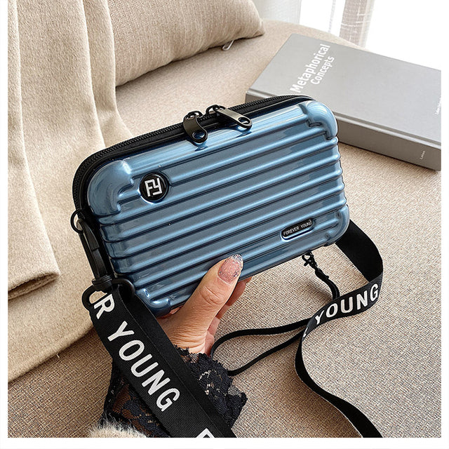 Mini Luggage Shape Women Purse - Image 2
