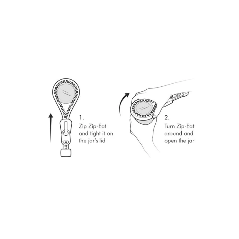 Zipper Silicone Bottle Opener - Image 3