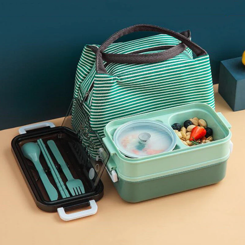 Double Layer Leak-Proof Soup Bowl Lunch Box - Image 1