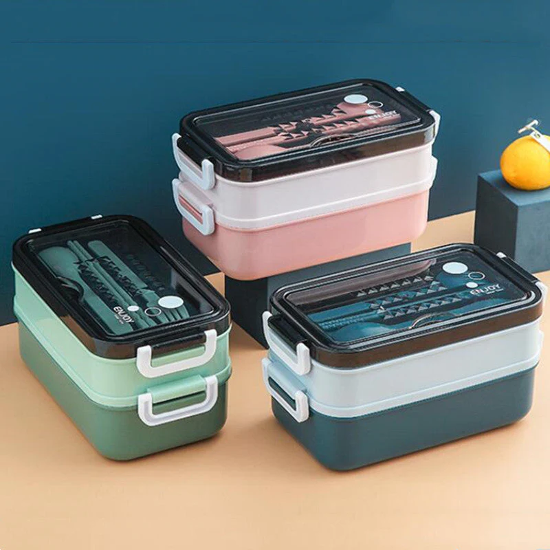 Double Layer Leak-Proof Soup Bowl Lunch Box - Image 3