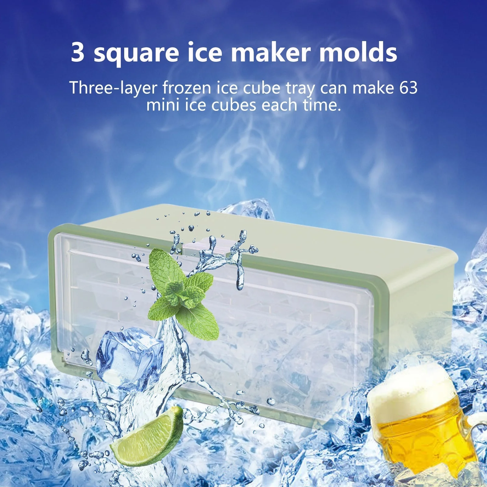 Three-Layer Ice Cube Tray Box - Image 2