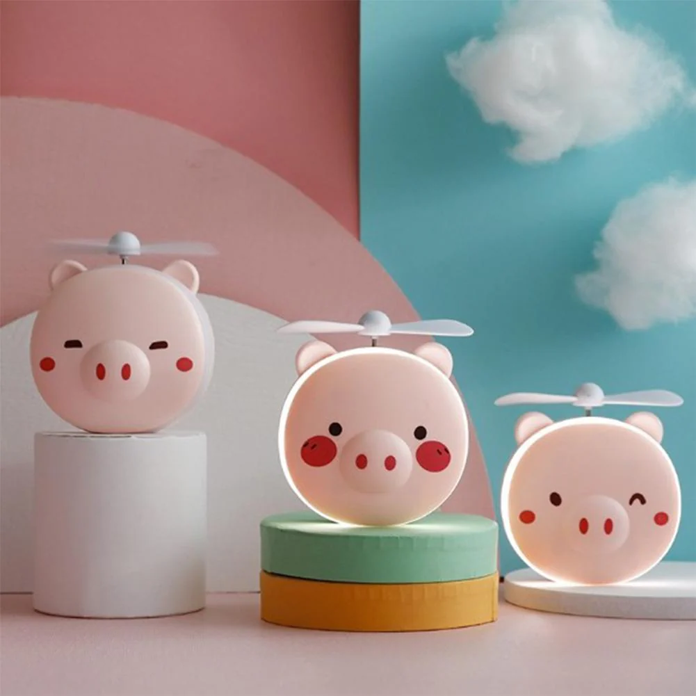 Rechargeable Piggy Mini Led Makeup Light Mirror - Image 2