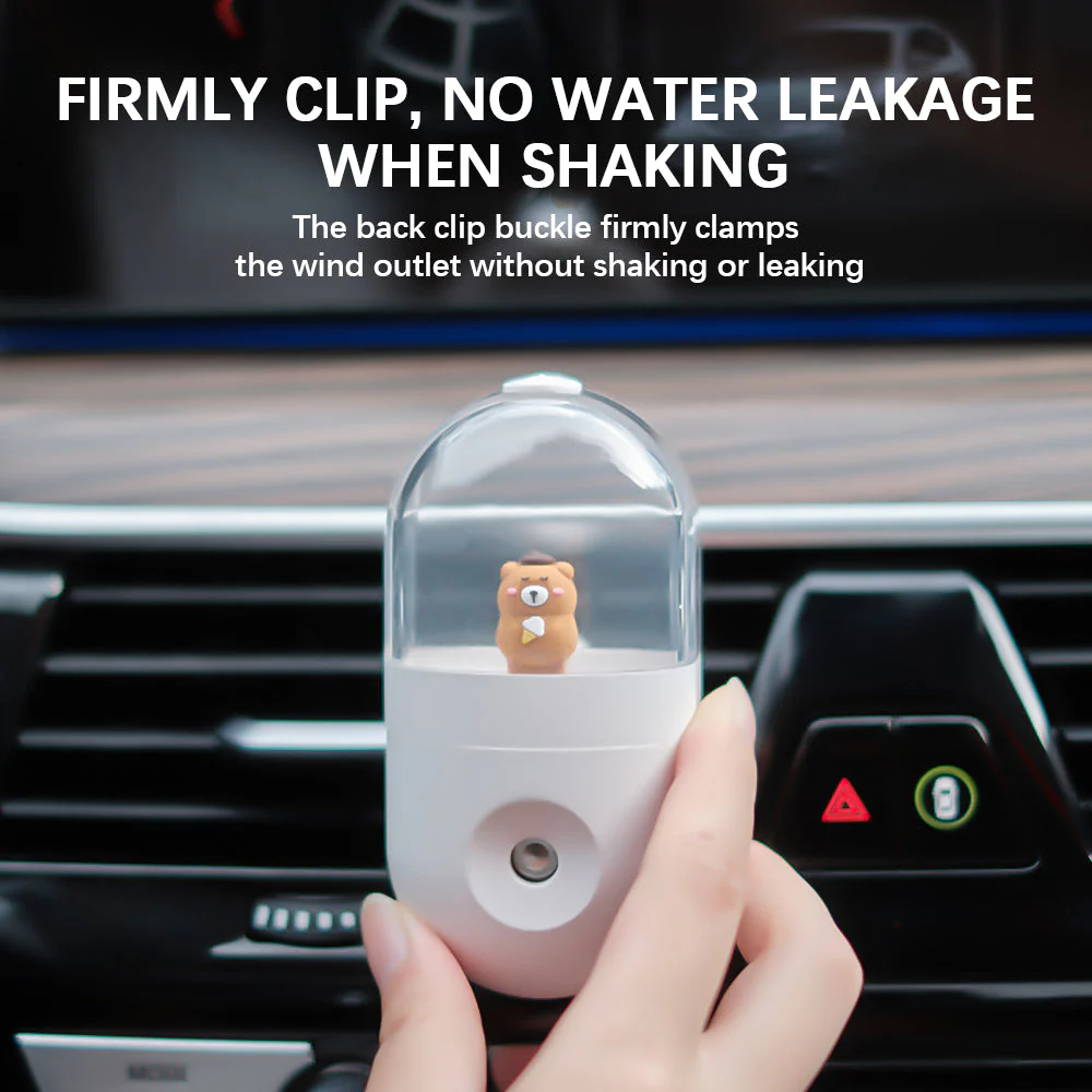 Mini Bear USB Ultra-Quiet Car Humidifier - Image 2