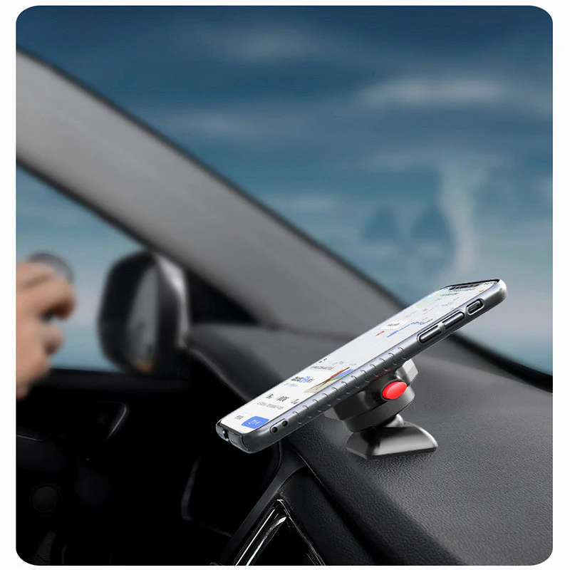 Quick Mount Magnetic Car Dashboard Phone Holder - Image 2