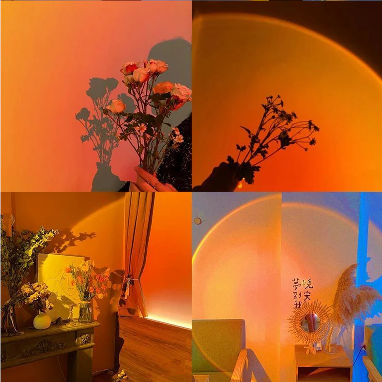 Cat Ears Desk Sunset Lamp - Image 3