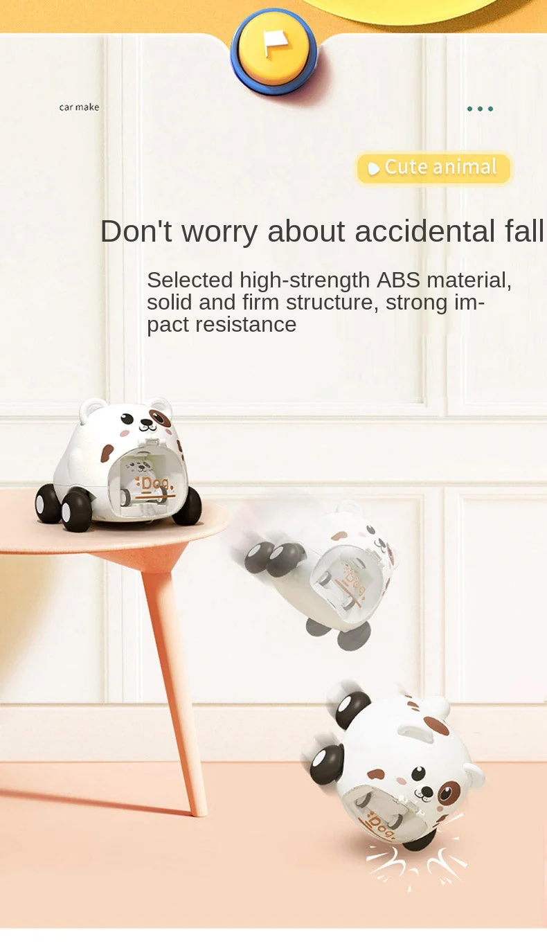 Interactive Baby Cartoon Toy Car - Image 3