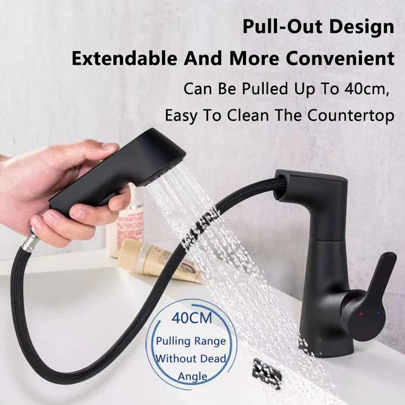 Modern Bathroom Telescopic Basin Waterfall Faucet - Image 3