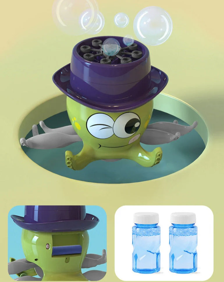 Octopus Automatic Bubble Blower Machine Toy - Image 2