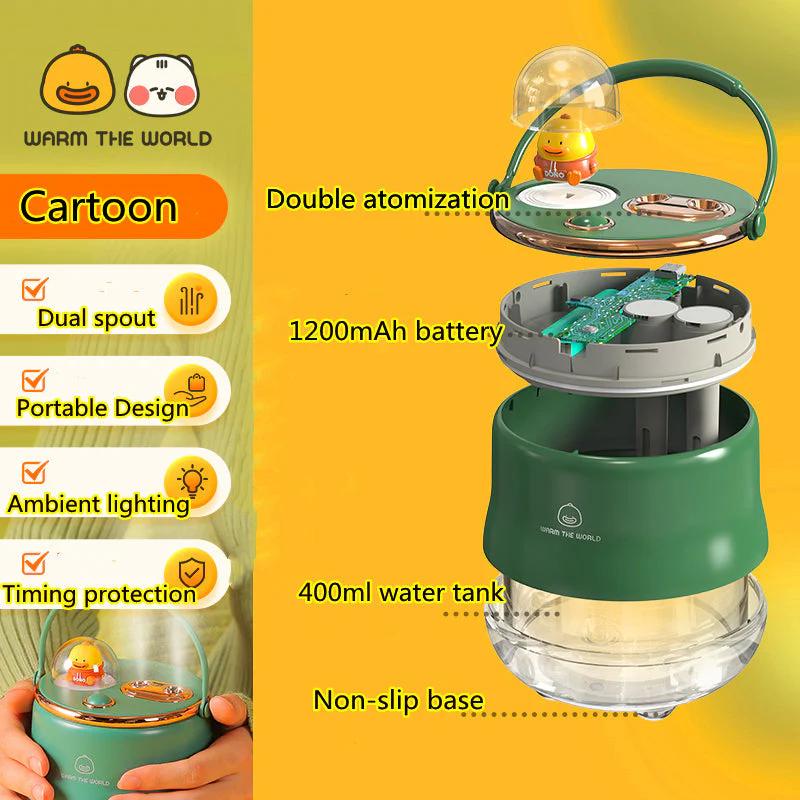LED Cute Pet USB Aromatherapy Humidifier - Image 3