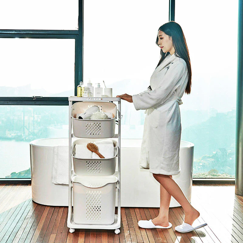 Multi-Layer Hanging Laundry Organizer Basket - Image 1