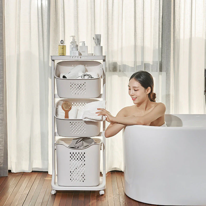 Multi-Layer Hanging Laundry Organizer Basket - Image 3