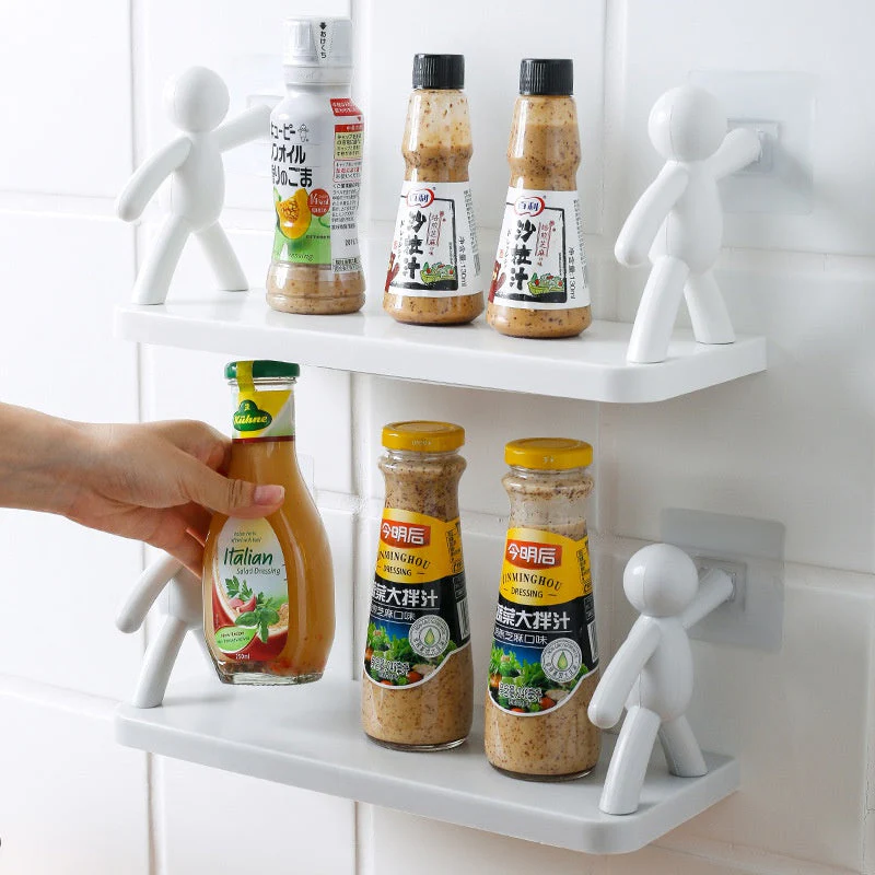 Punch-Free Human Figure Bathroom Shelf - Image 2