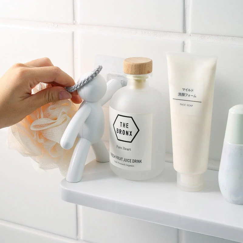 Punch-Free Human Figure Bathroom Shelf - Image 3