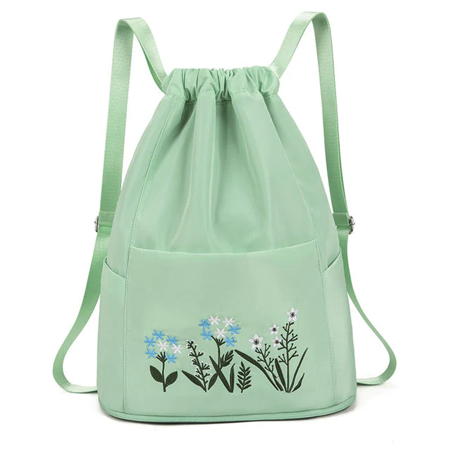 Flower Waterproof Folding Large Travel Backpack - Image 2