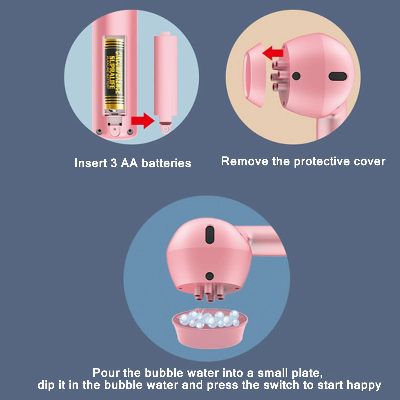 Creative Earphone Automatic Bubble Maker Toy - Image 2