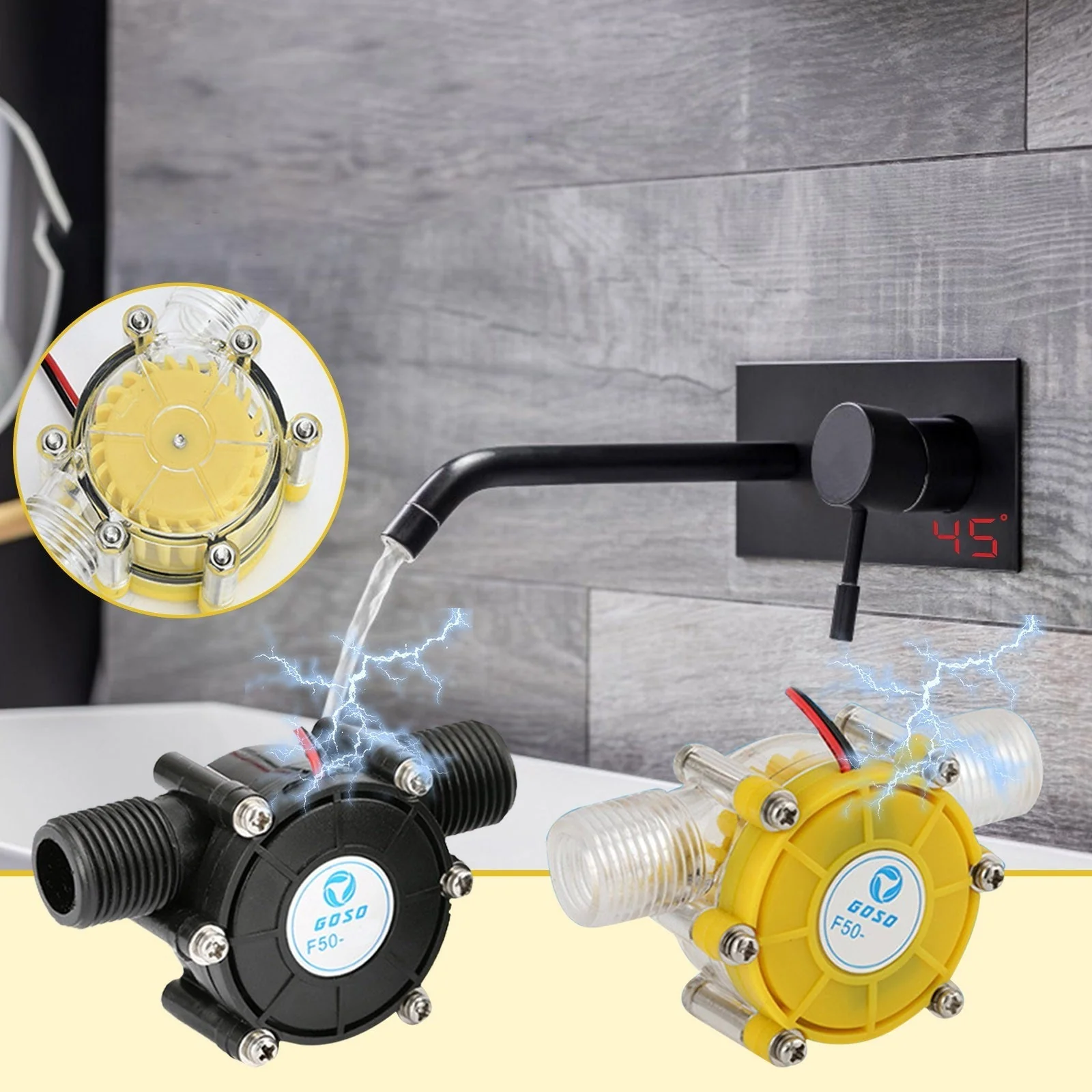 Micro-hydro Water Flow Power Generator - Image 1
