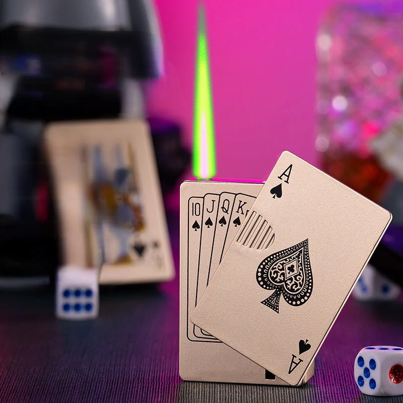 Playing Card Windproof Lighter - Image 1