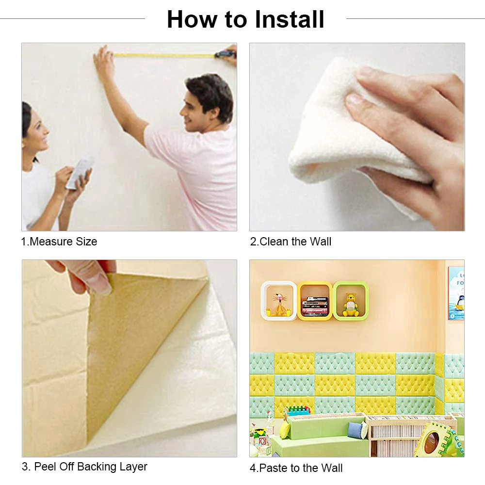 Self-Adhesive Soft Bed Headboard - Image 3