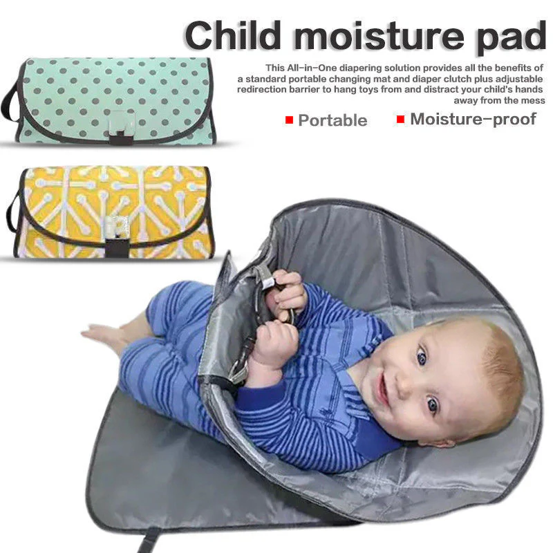 3in1 Portable Waterproof Baby Diaper Changing Pad - Image 3