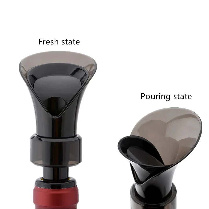 2in1 Wine Stopper Decanter - Image 2