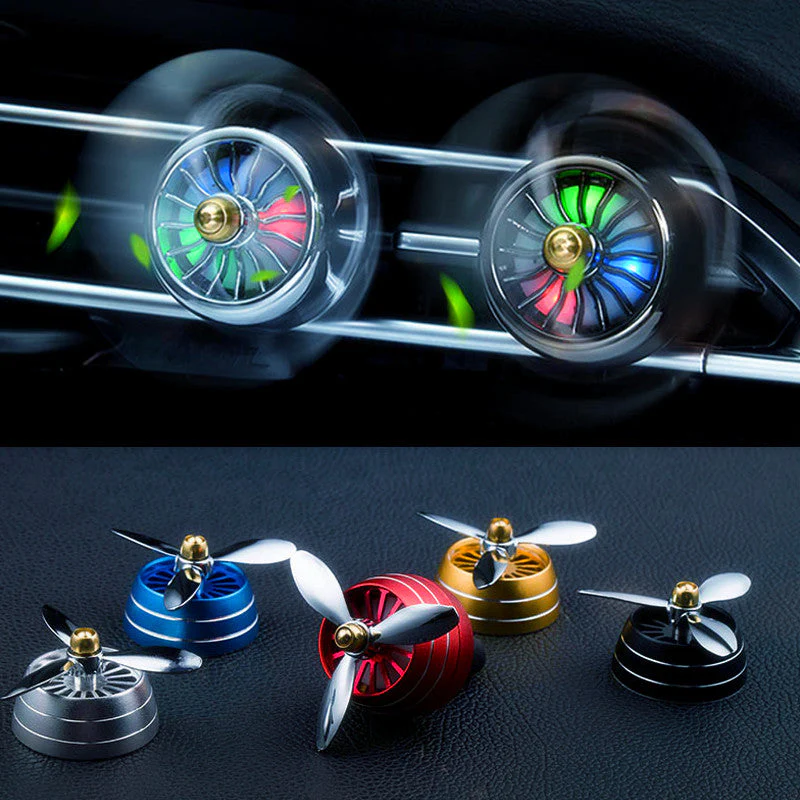 LED Light Propeller Car Air Freshener - Image 3