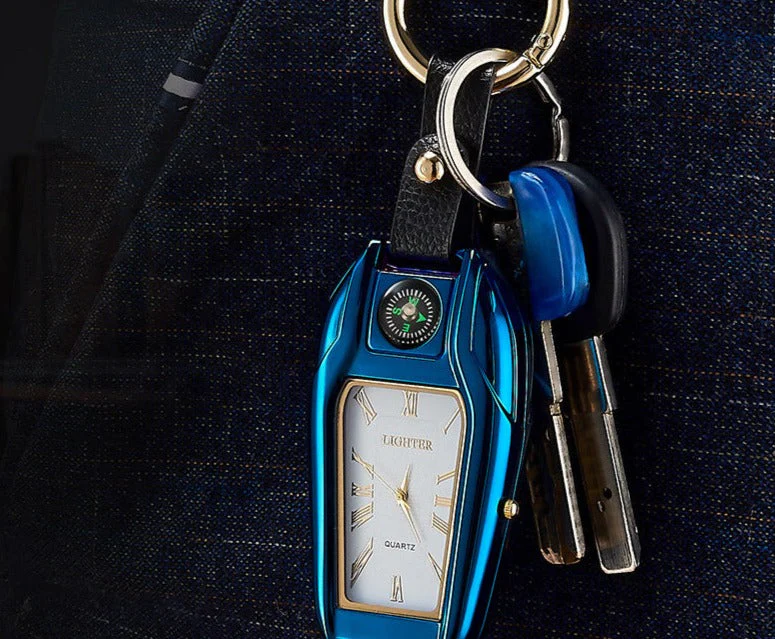 Elegant Car Keychain Watch Light - Image 2